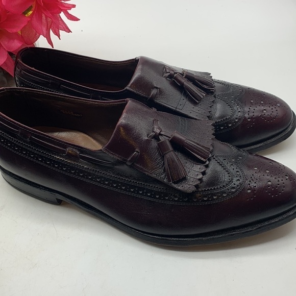 Allen Edmonds Dark Brown Arlington Loafers Sz 10. MS1357F - Picture 3 of 10